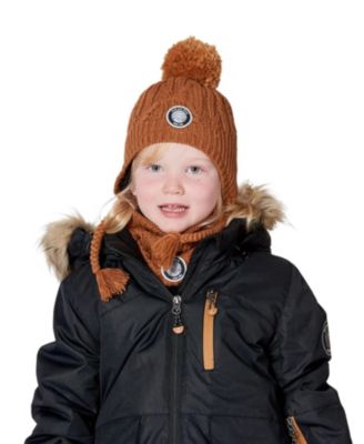 Boys' Lined Winter Hat with Pompom - Little Kid, Big Kid