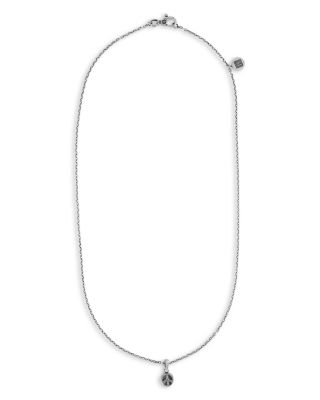 Men's Sterling Silver Artisan Peace Sign Pendant Necklace, 24"