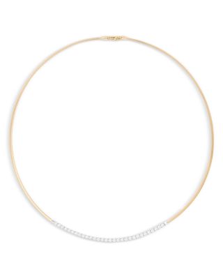 18K Yellow Gold Masai Diamond Collar Necklace, 16.5"
