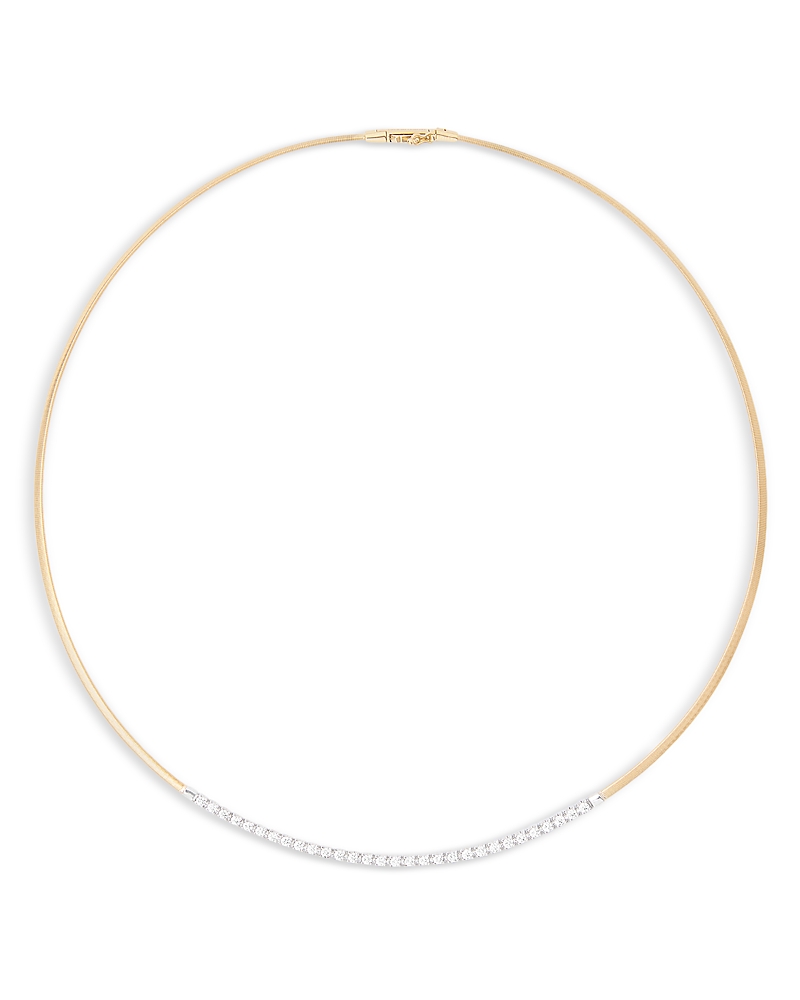 Marco Bicego 18K Yellow Gold Masai Diamond Collar Necklace, 16.5
