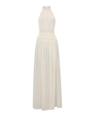  The Halter Slit Gown