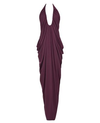  The Draped Halter Gown