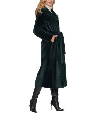  Shearling Lamb Coat with Hood