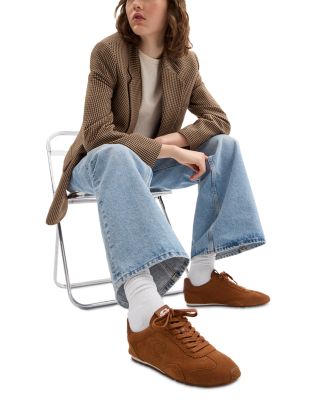 Women's Suede Flat Sneakers