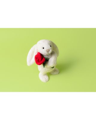 Cream Bunny with Rose Plush - Ages 0+