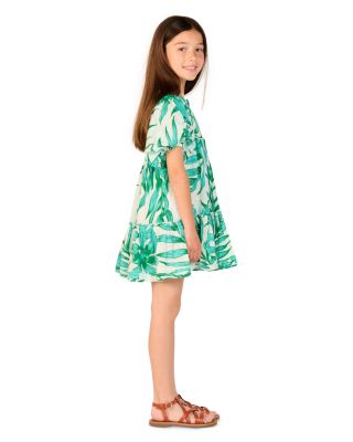 Girls' Palm Leaf Print Dress - Little Kid, Big Kid
