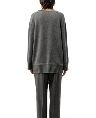  Oversized V-Neck Cashmere Sweater