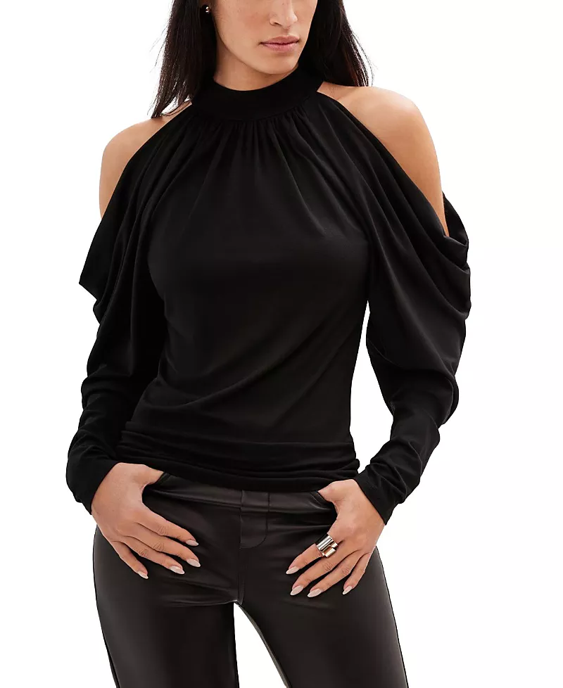 Marcella Perry Cold Shoulder Top