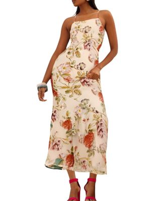 Muse Strappy Floral Sequin Maxi Dress