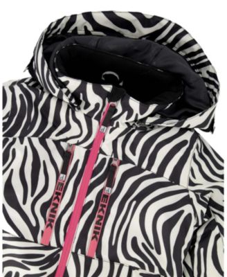 Girls' Two-Piece Zebra Teknik Snowsuit - Big Kid