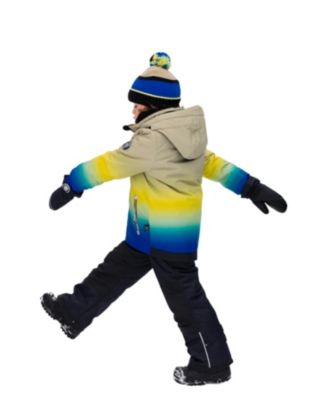 Boys' Two-Piece Play Snowsuit with Gradient Jacket - Little Kid
