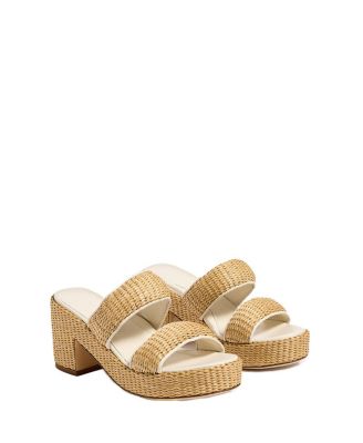  Women's Raffia Amelia Platform Sandal