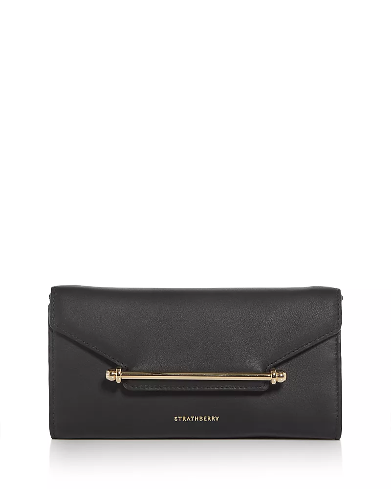 Strathberry Multrees Convertible Leather Wallet