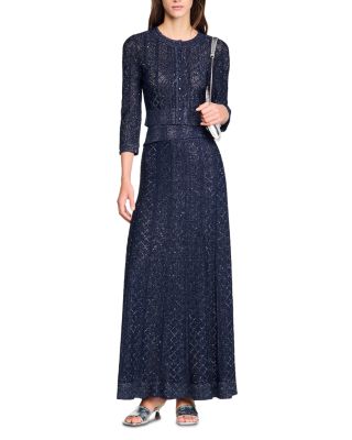 Strass Knit Cropped Cardigan