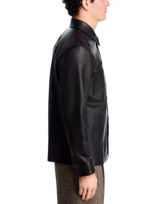 Gibson Leather Shirt Jacket