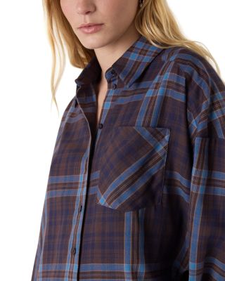 Checked Brushed Cotton Shirt