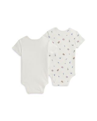 Boys' Polo Bear Cotton Bodysuits, 2 Pack - Baby