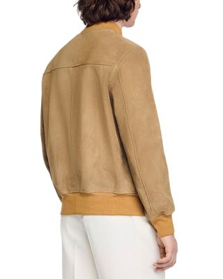 Monaco Zip Up Split Leather Jacket