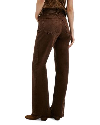 Grace High Rise Wide Leg Jeans in Northern Cedar