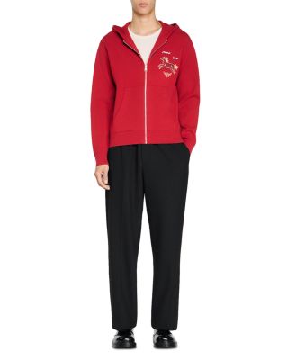 Horse Print Zip Up Hoosie