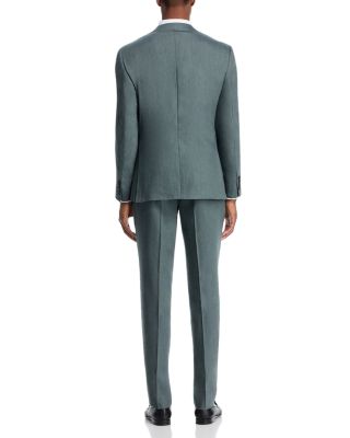 Capri M&eacute;lange Solid Slim Fit Suit