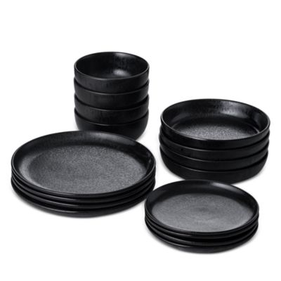 Sound Midnight Dinnerware 16-Piece Dinnerware Set