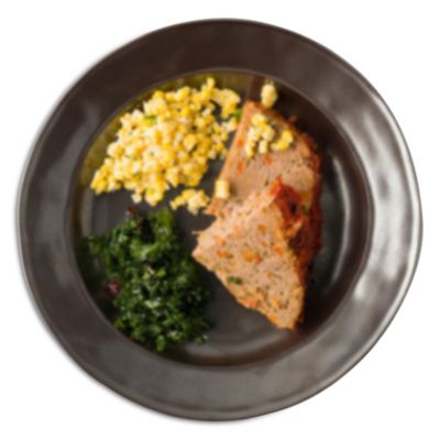 Pewter Stoneware Dinner Plate