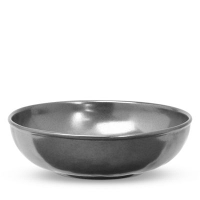 Pewter Stoneware Coupe Pasta/Soup Bowl