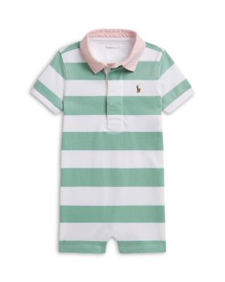 Boys' Striped Cotton Rugby Shortall - Baby