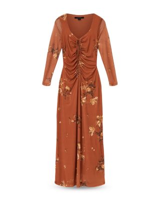 Gabby Long Sleeve Mesh Dress