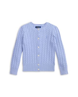 Girls' Mini-Cable Cotton Cardigan - Little Kid