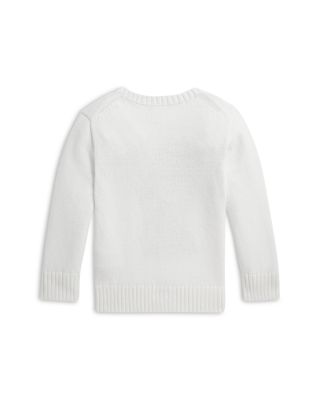 Boys' Polo Bear Cotton Sweater - Little Kid