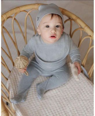  Unisex Velour Stripe Collection Footie - Baby