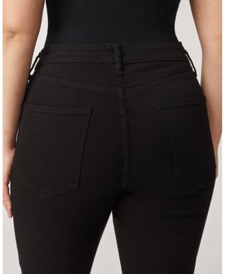  JFK Plus Mid Rise Skinny Jean in Black