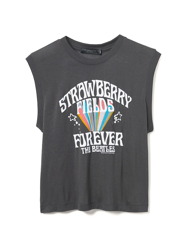 Women's The Beatles Strawberry Fields Forever Vintage Tissue Tank