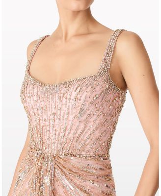 Chrissy Sequin-Embellished Dress