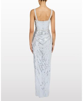 Chrissy Sequin-Embellished Dress