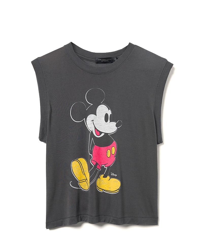 Junk Food Clothing Women's Classic Mickey Vintage-Like Tissue Tank