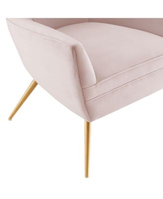  Renata Button Tufted Performance Velvet Armchair