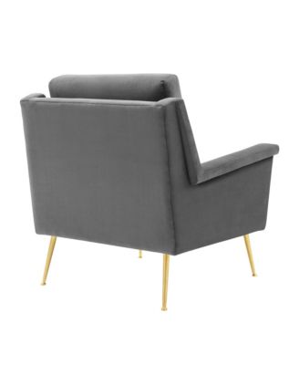  Chesapeake Performance Velvet Armchair