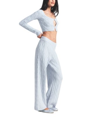 Snow Bunny Cable Knit Pants