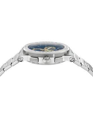 Greca Logo Bracelet Watch, 40mm