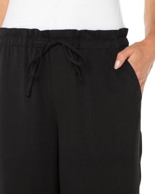 Tie Waist Ankle Pants
