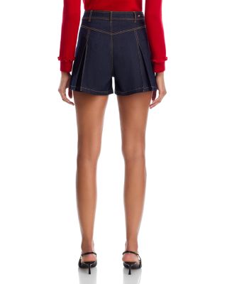 Desi High Rise Jean Shorts in Indigo