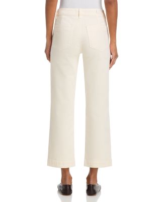 Quincy Mid Rise Ankle Straight Jeans in Quartz Sand