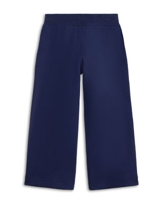 Girls' Wide Leg Double Knit Sweatpants - Little Kid