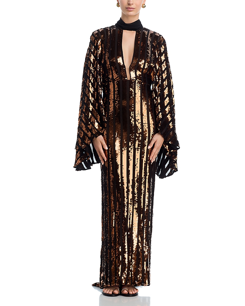 Johanna Ortiz Crystal Whispers Maxi Dress