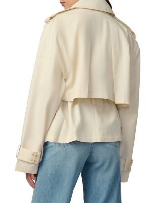 The Liz Cropped Trench Coat