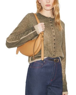 Romy Crescent Leather Shoulder Bag