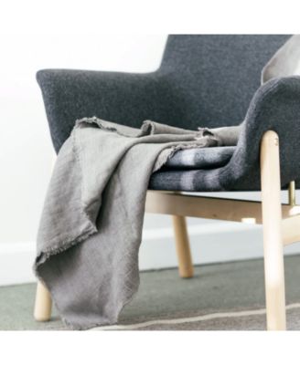  Stone Washed Linen Throw